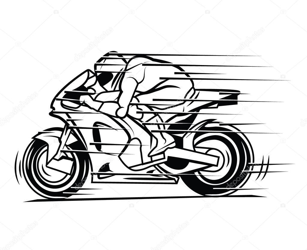 Moto corrida imagem vetorial de funwayillustration© 54806293